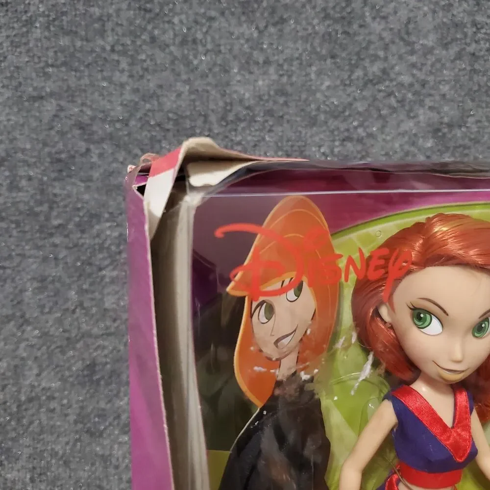 Disney Store Exclusive Kim Possible Doll Cheerleader & Crime Fighter Outfits New
